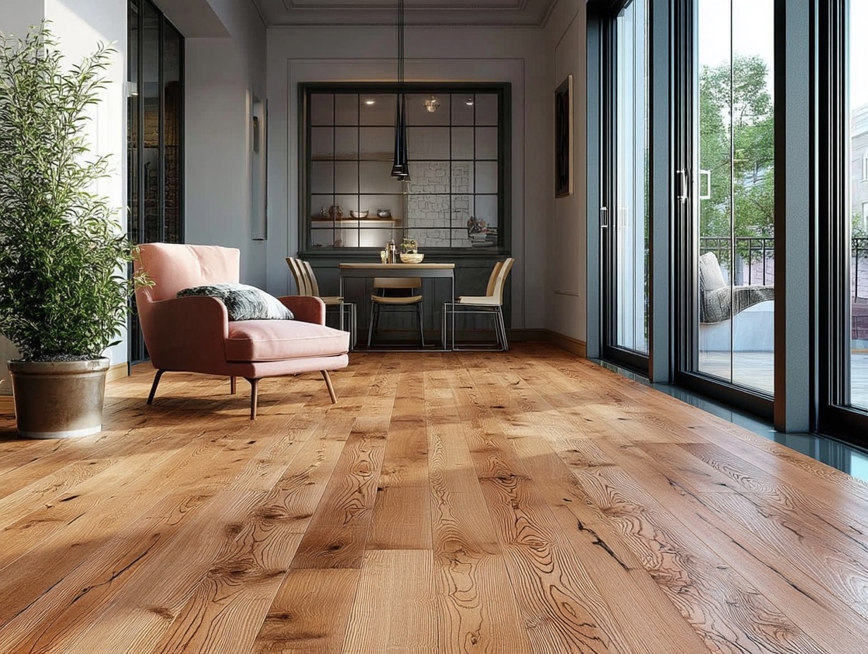 Паркетная доска в комнате