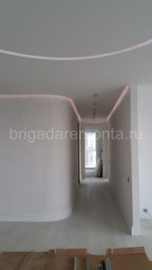 Чистовая отделка коридора в новостройке коридор, подсветка в коридоре,дизайн коридора