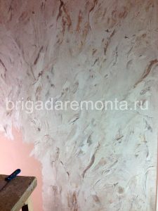 Нанесение венецианской штукатурки, ремонт квартиры