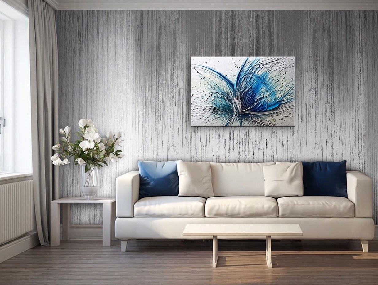 Декоративная штукатурка на стене