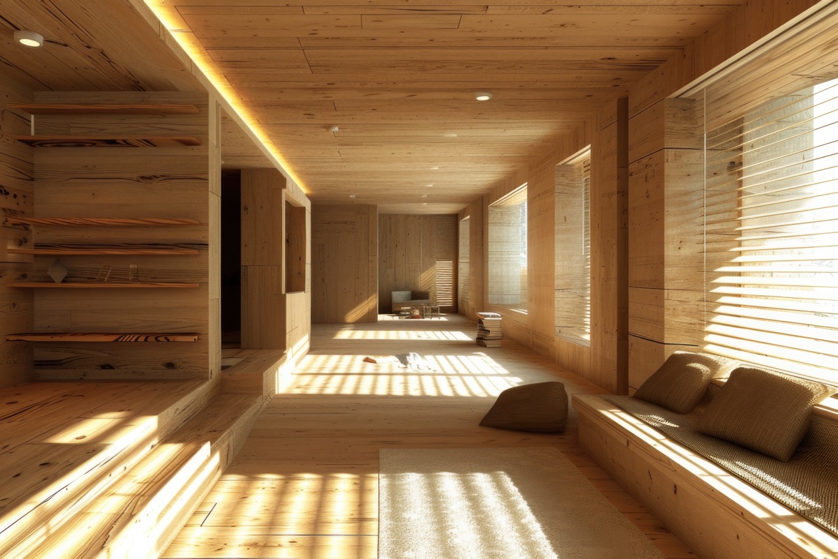 Евровагонка в отделке помещения