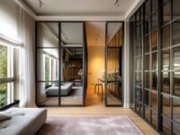 Зеркала в интерьере гостиной: стиль и объём с помощью отражений