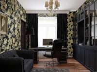 Темные обои в интерьере: стильные примеры и удачные комбинации