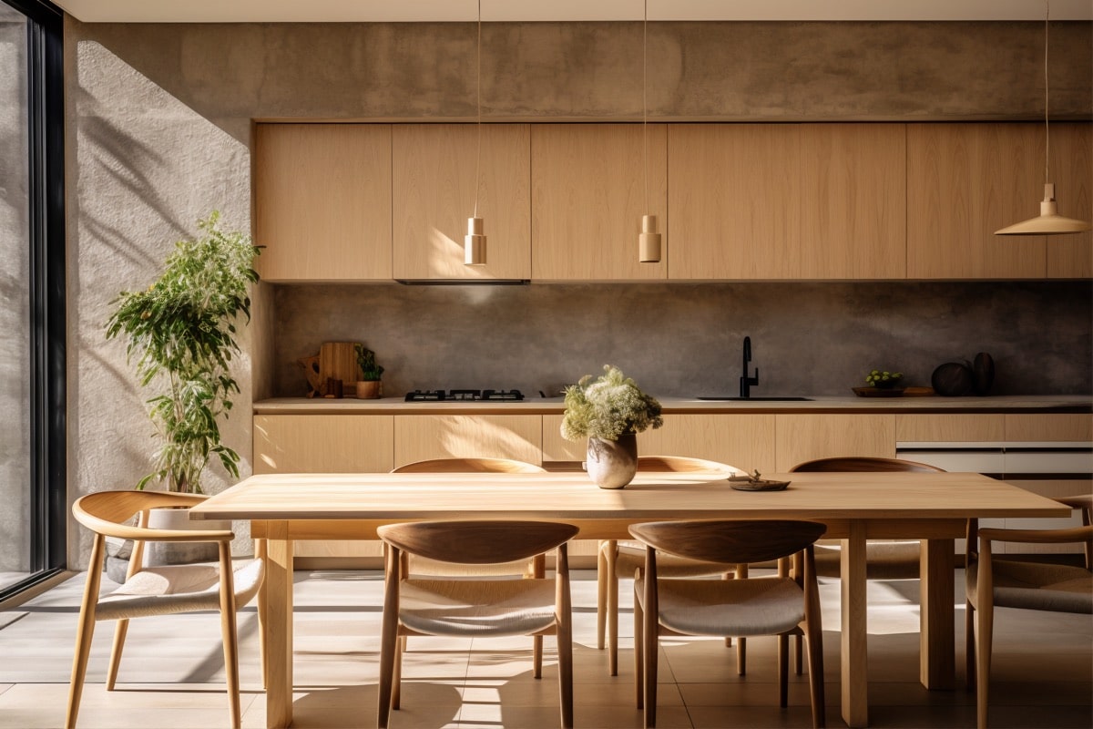 Кухня из дерева