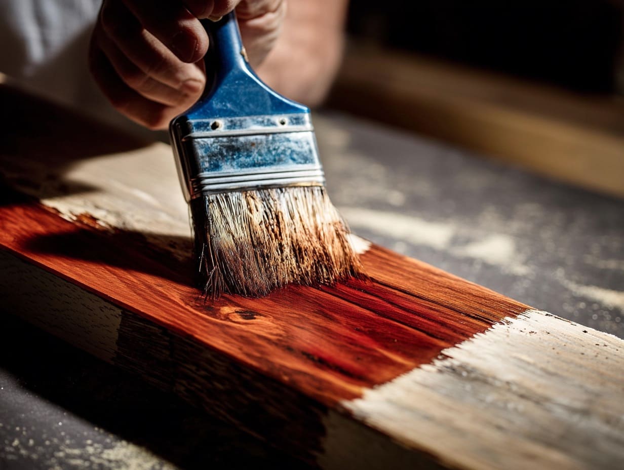 Работа грунтовкой по дереву